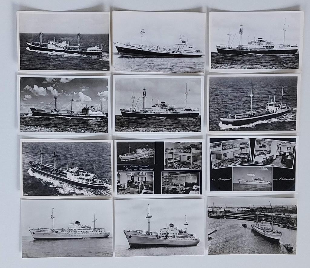 18 Ansichtkaarten van de KNSM., Ophalen of Verzenden, Zo goed als nieuw, Kaart, Foto of Prent