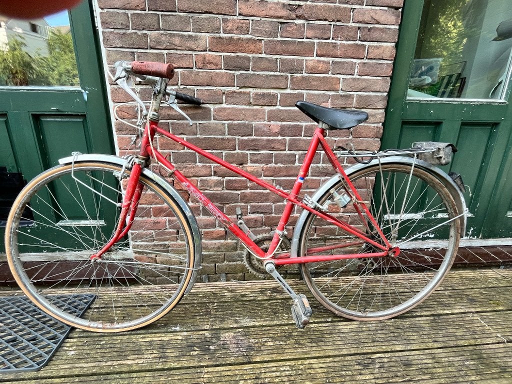 Vintage Franse damesfiets, Terugtraprem, Gebruikt, 47 tot 50 cm, Ophalen