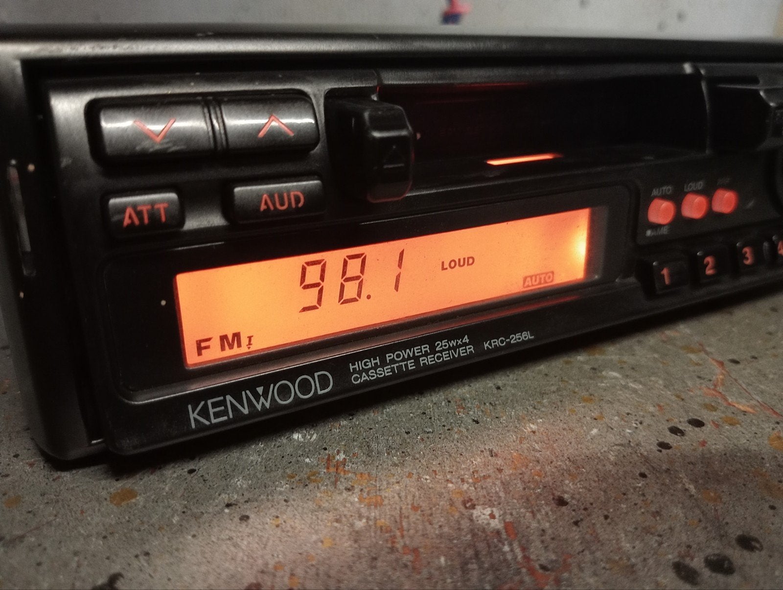 Mooie Kenwood Radio Cassette KRC-256L, Audio, Tv en Foto, Ophalen of Verzenden