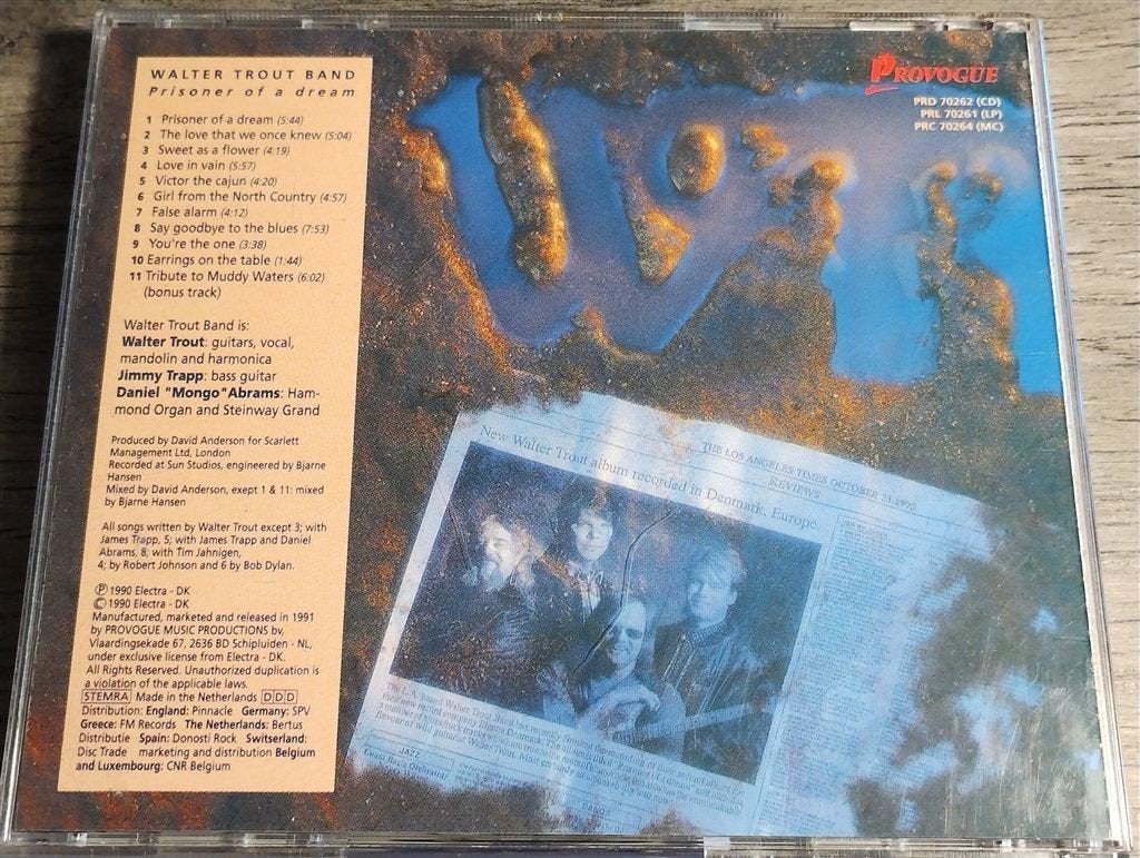 Walter Trout Band ‎– Prisoner Of A Dream, Ophalen of Verzenden, Gebruikt, Jazz