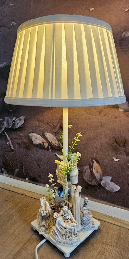 Tafellamp Italie, Figuurlamp, 48 cm, Inclusief lichtbron, E14 (klein)