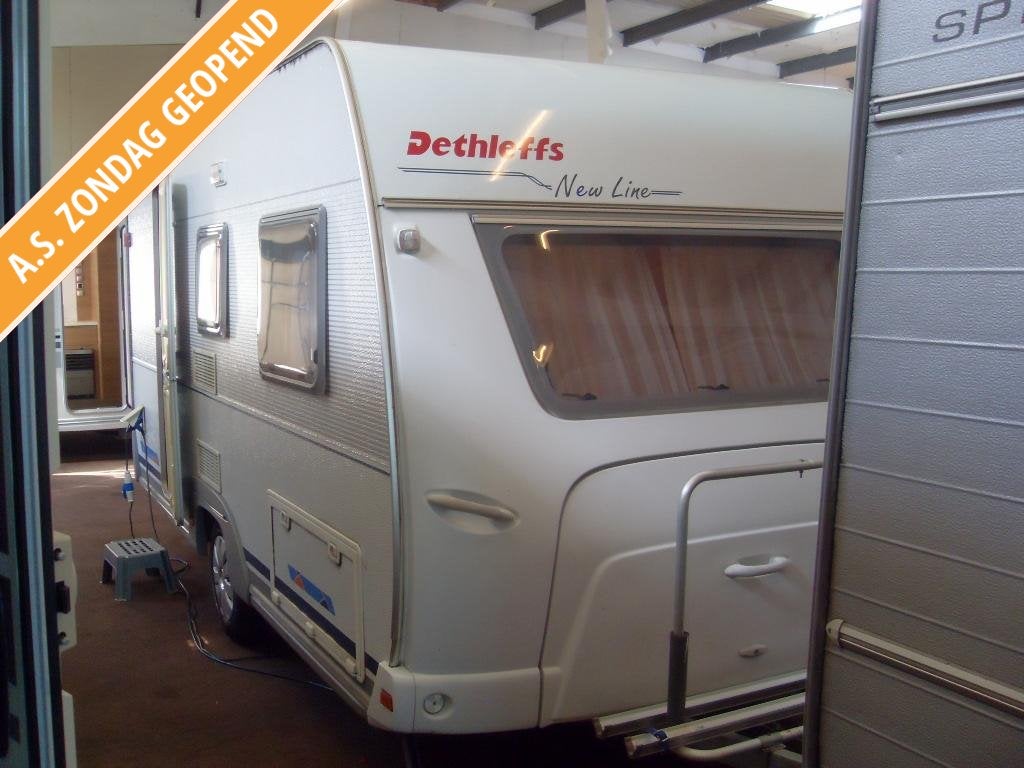 Dethleffs New Line 420 DB, Caravans en Kamperen, Bedrijf, Treinzit, 750 - 1000 kg, Dwarsbed