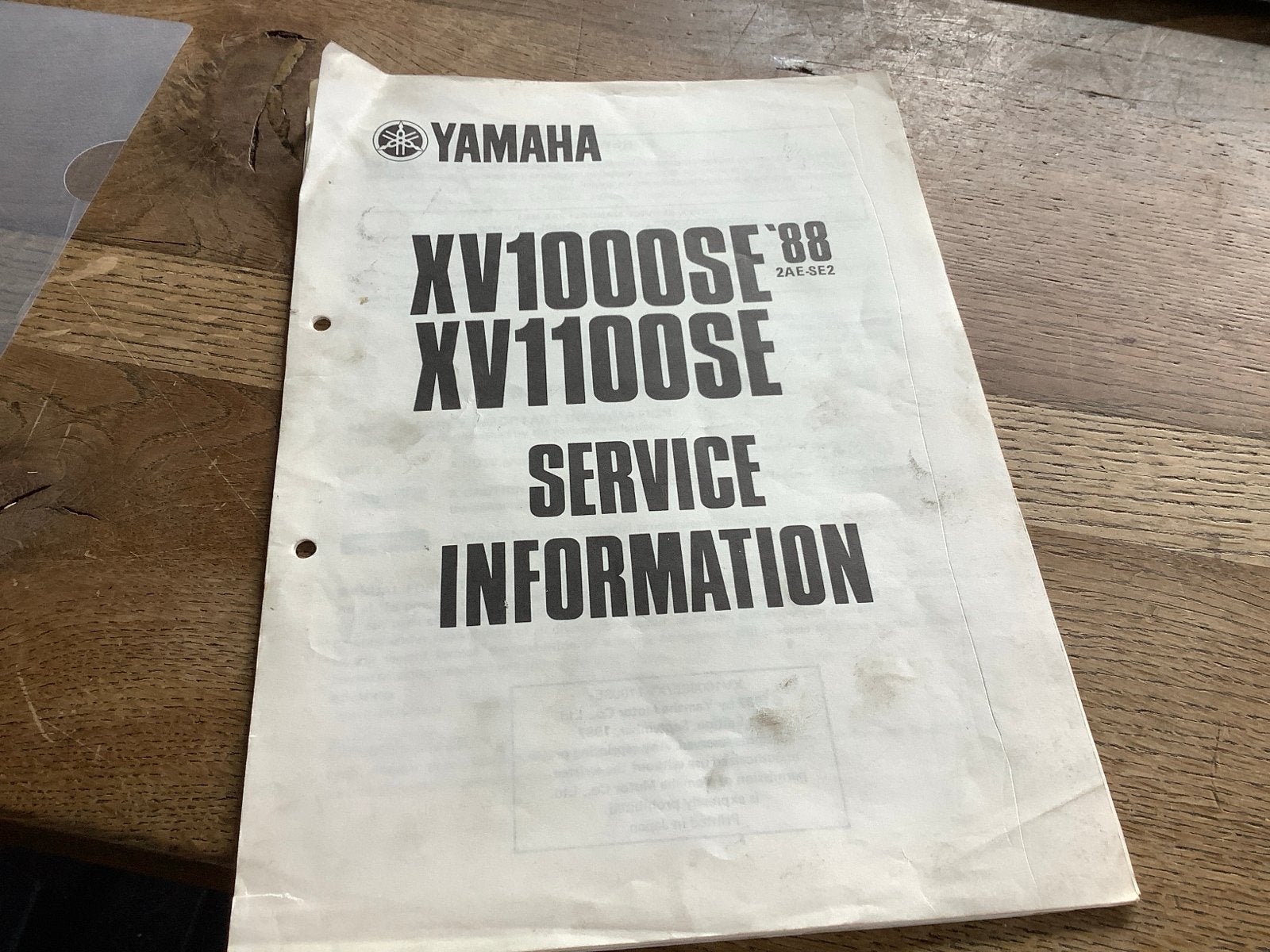 Yamaha XV1000SE XV1100SE Service Informatie Handleiding (28), Verzenden, Yamaha