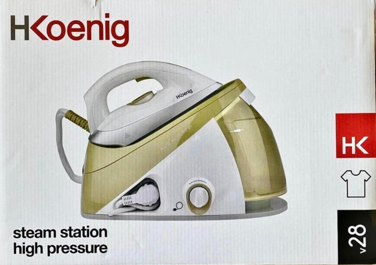 H.Koenig Stoomgenerator Strijkijzer - Nieuw in doos, Ophalen of Verzenden, Nieuw, Strijkijzer met snoer