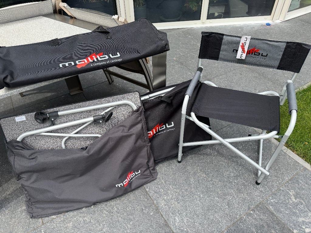 Nieuw: origineel Malibu stoelen/tafel-set, Ophalen, Nieuw