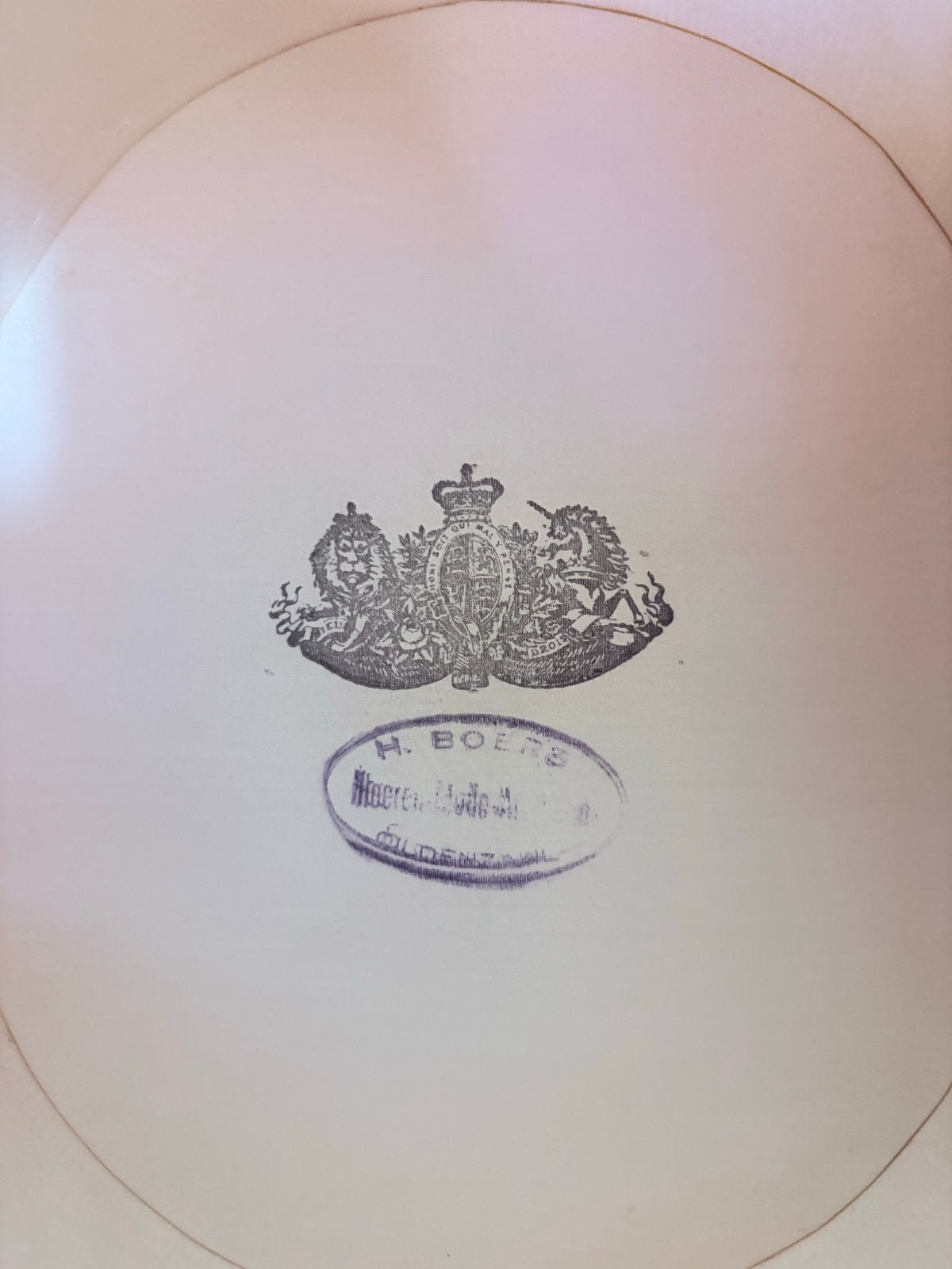 Antieke hoge hoed maat 57 - H. Boers, Ophalen of Verzenden
