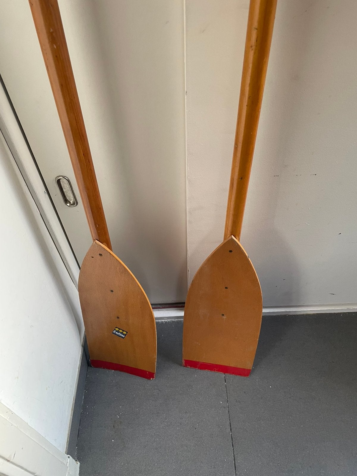 2 houten Peddels, Ophalen of Verzenden, Gebruikt