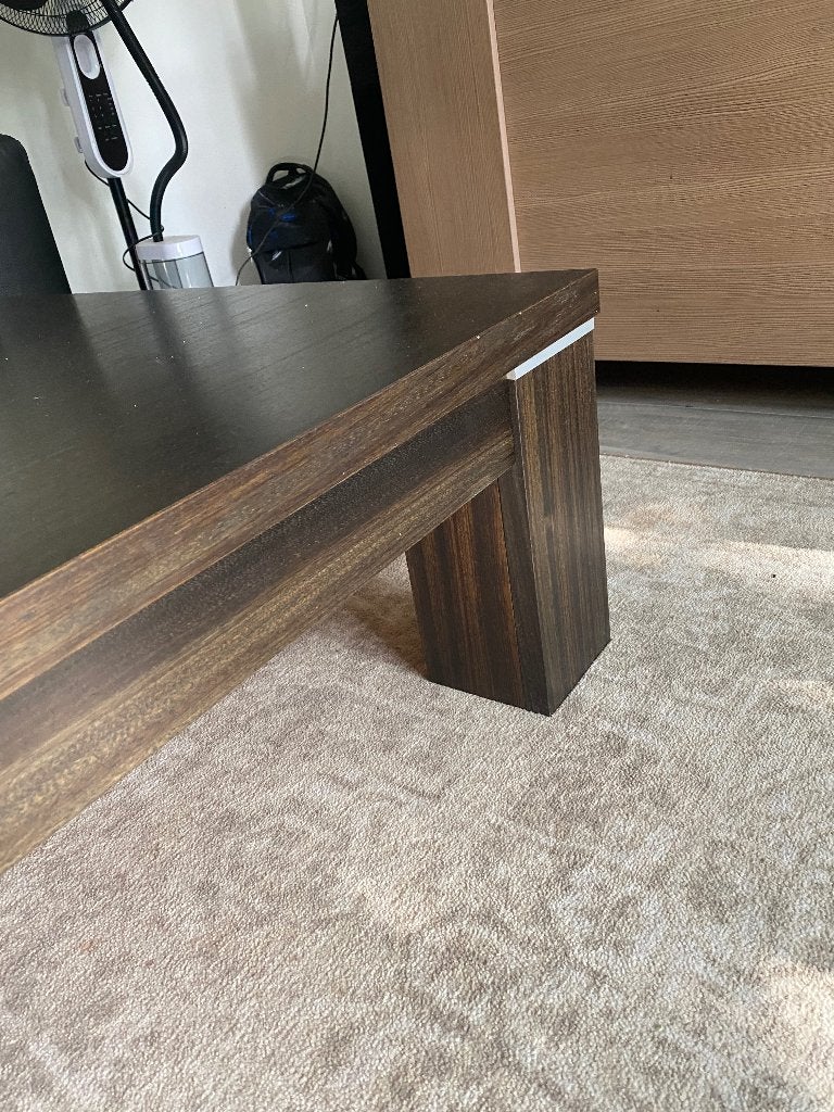 Wood Table for sale, Huis en Inrichting, Tafels | Eettafels, Eikenhout, Minder dan 50 cm, Zo goed als nieuw, Vier personen