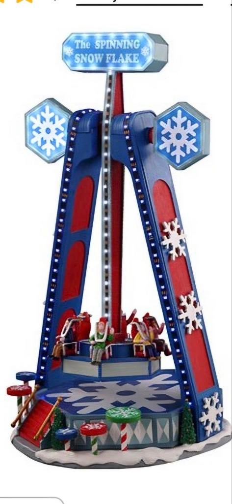 Z.G.A.N. Kermis attractie de spinning Snowflake, Diversen, Kerst, Ophalen of Verzenden, Zo goed als nieuw