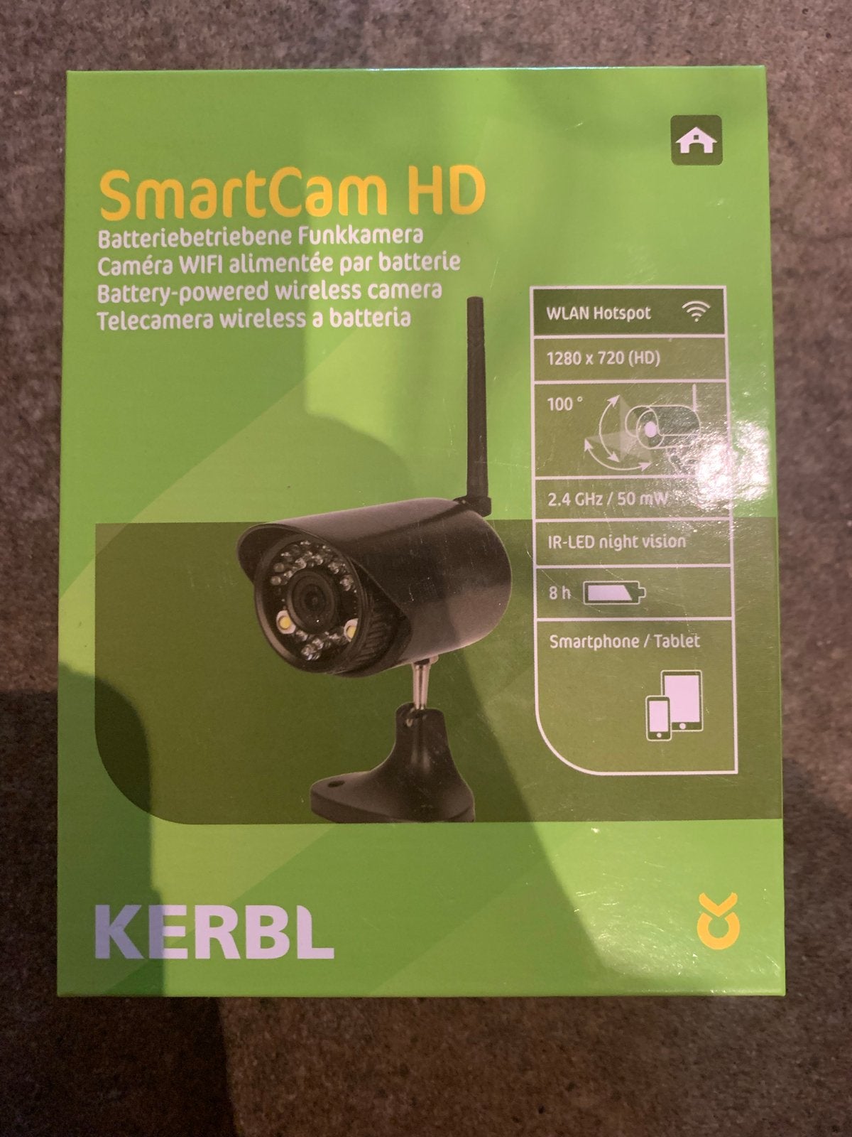 Kerbl SmartCam HD Draadloze trailer Camera, Dieren en Toebehoren, Ophalen of Verzenden, Nieuw