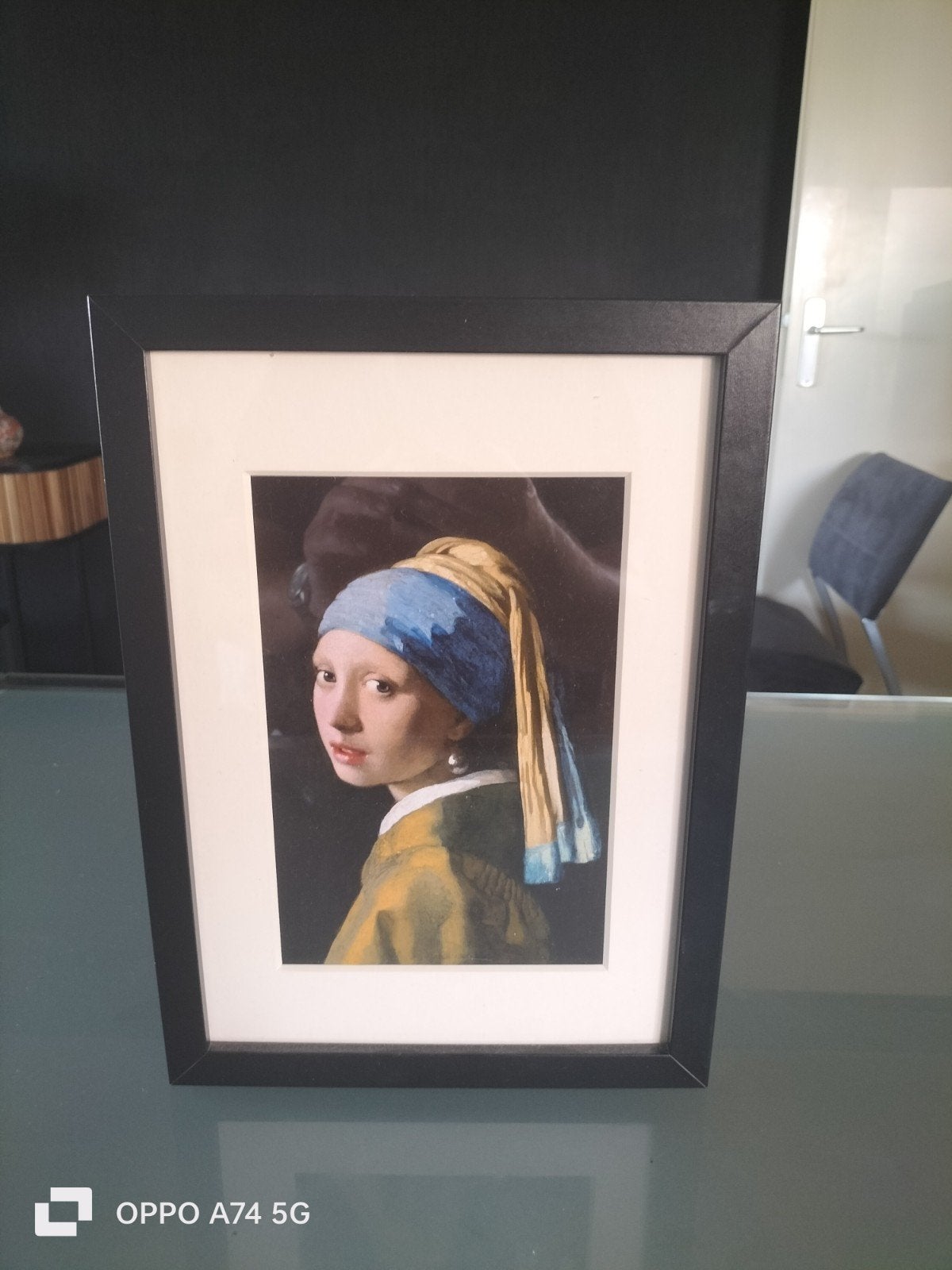 Meisje met de parel - Ingelijste reproductie, Ophalen, Klassiek, Print, Papier