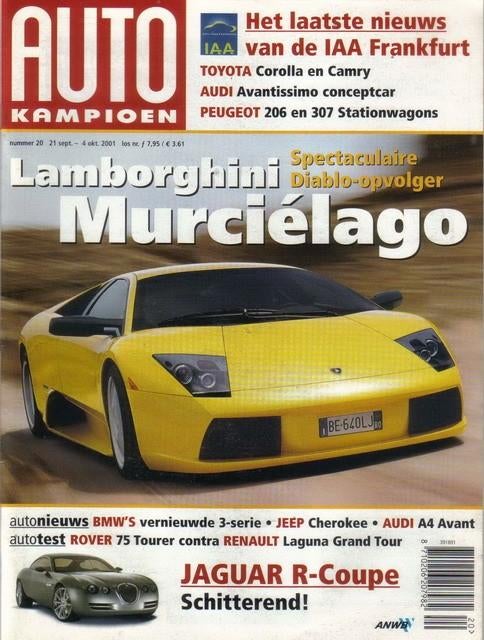 Autokampioen 20 2001 : VW New Beetle RSi - Rover 75 Tourer, Boeken, Auto's | Folders en Tijdschriften, Gelezen, Algemeen, Ophalen of Verzenden