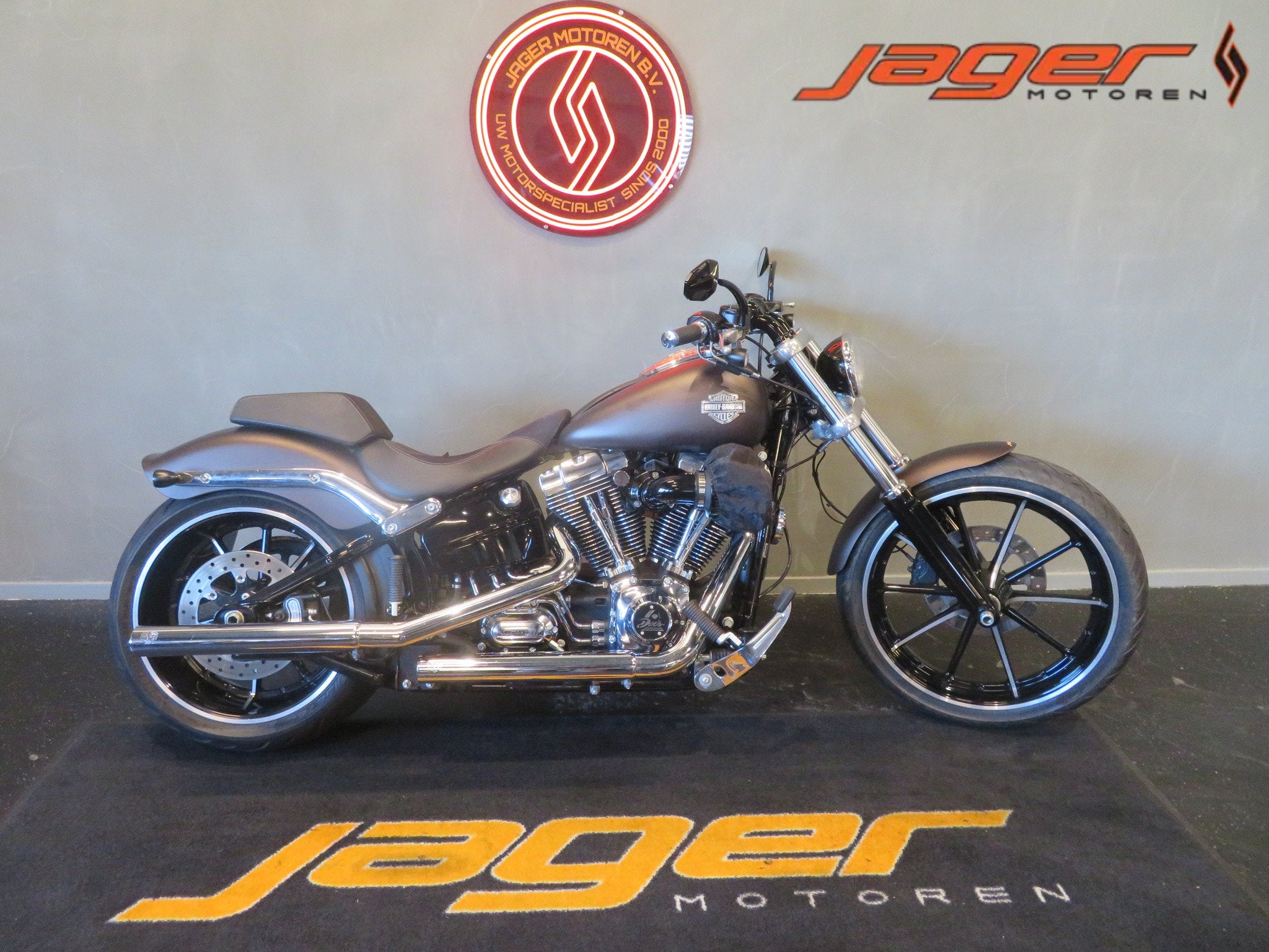 Harley-Davidson FXSB BREAKOUT 103 SOFTAIL TOP! (bj 2014), Chopper, Gebruikt, Bedrijf