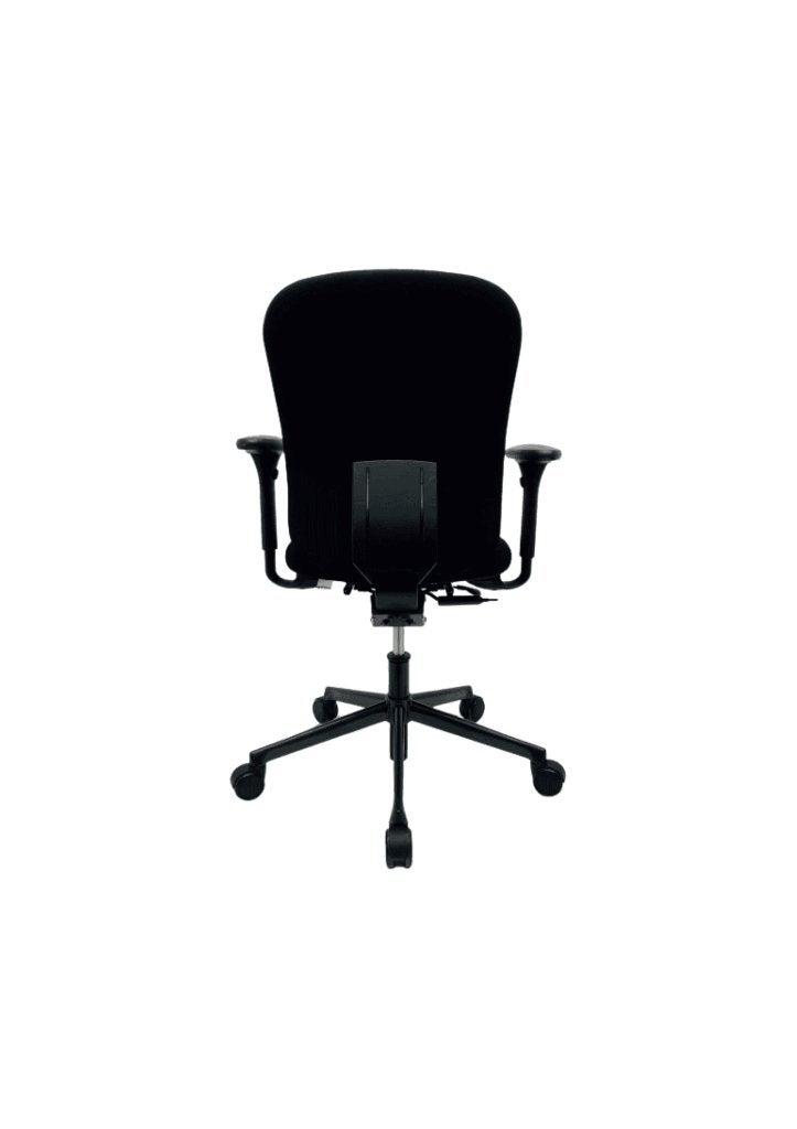 Bureaustoel Ahrend 160 - Zwart - Refurbished, Zwart, Ophalen of Verzenden, Zo goed als nieuw, Bureaustoel