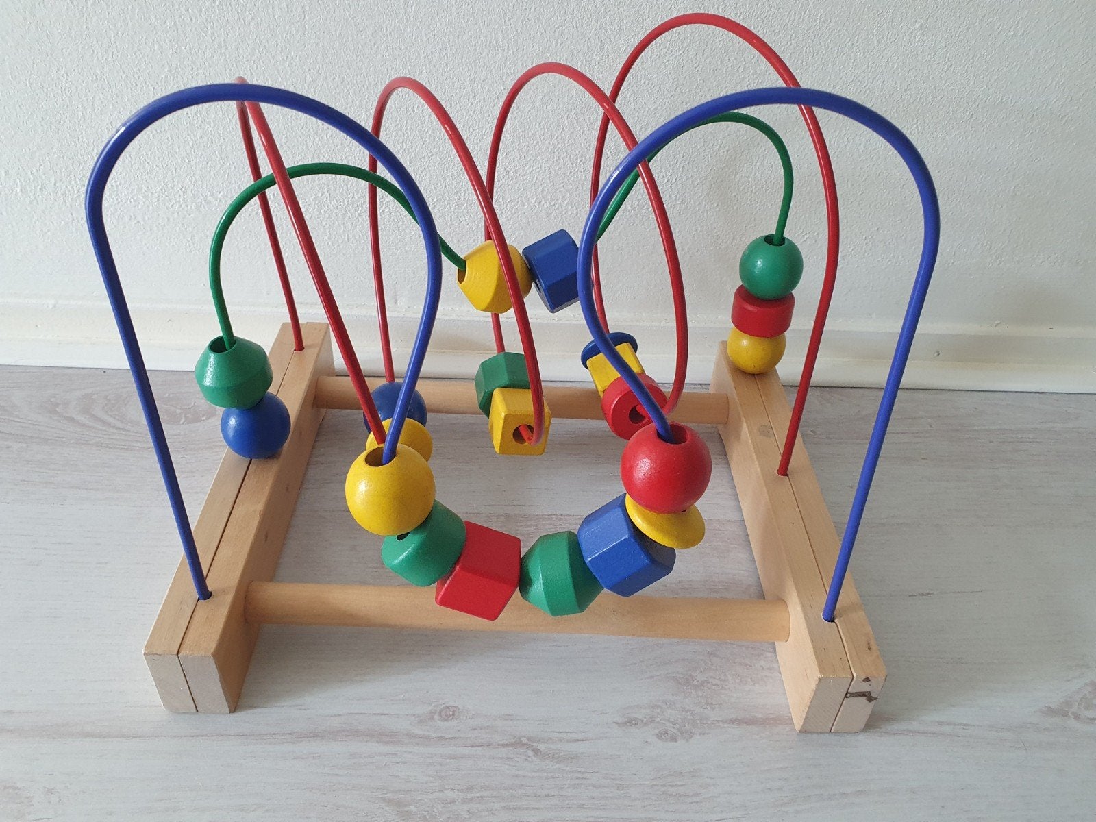 Kralenrek van hout, Kinderen en Baby's, Speelgoed | Houten speelgoed, Ophalen