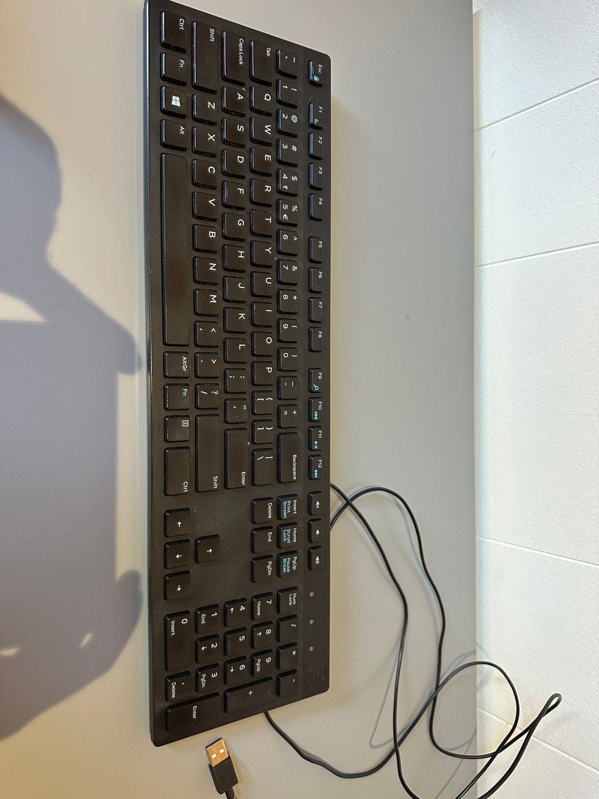 Dell keyboard, Computers en Software, Toetsenborden, Ophalen, Qwerty, Zo goed als nieuw, Bedraad