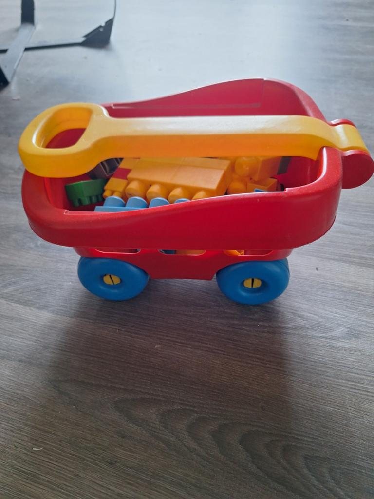Trekkar met blokken, Ophalen of Verzenden
