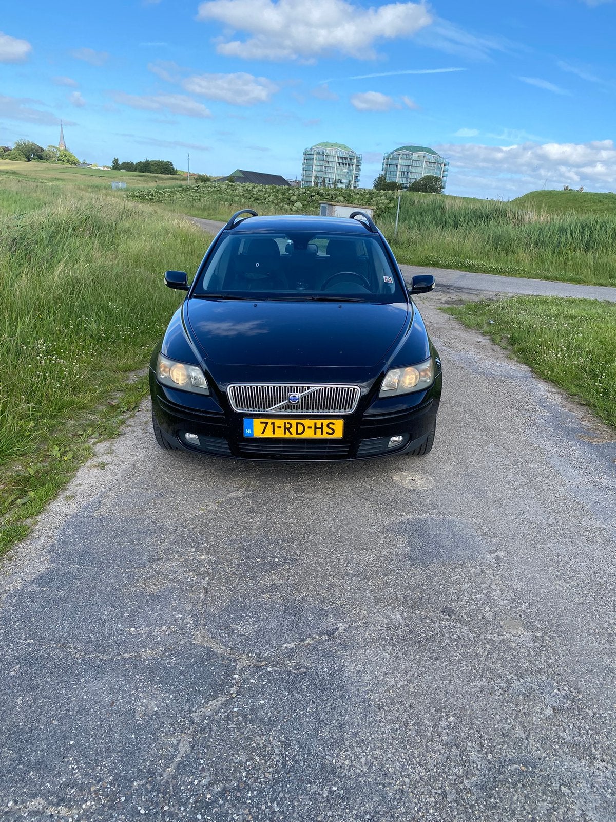 Volvo V50 2.4 140PK 2005 Zwart, Auto's, 700 kg, Zwart, Origineel Nederlands, Particulier