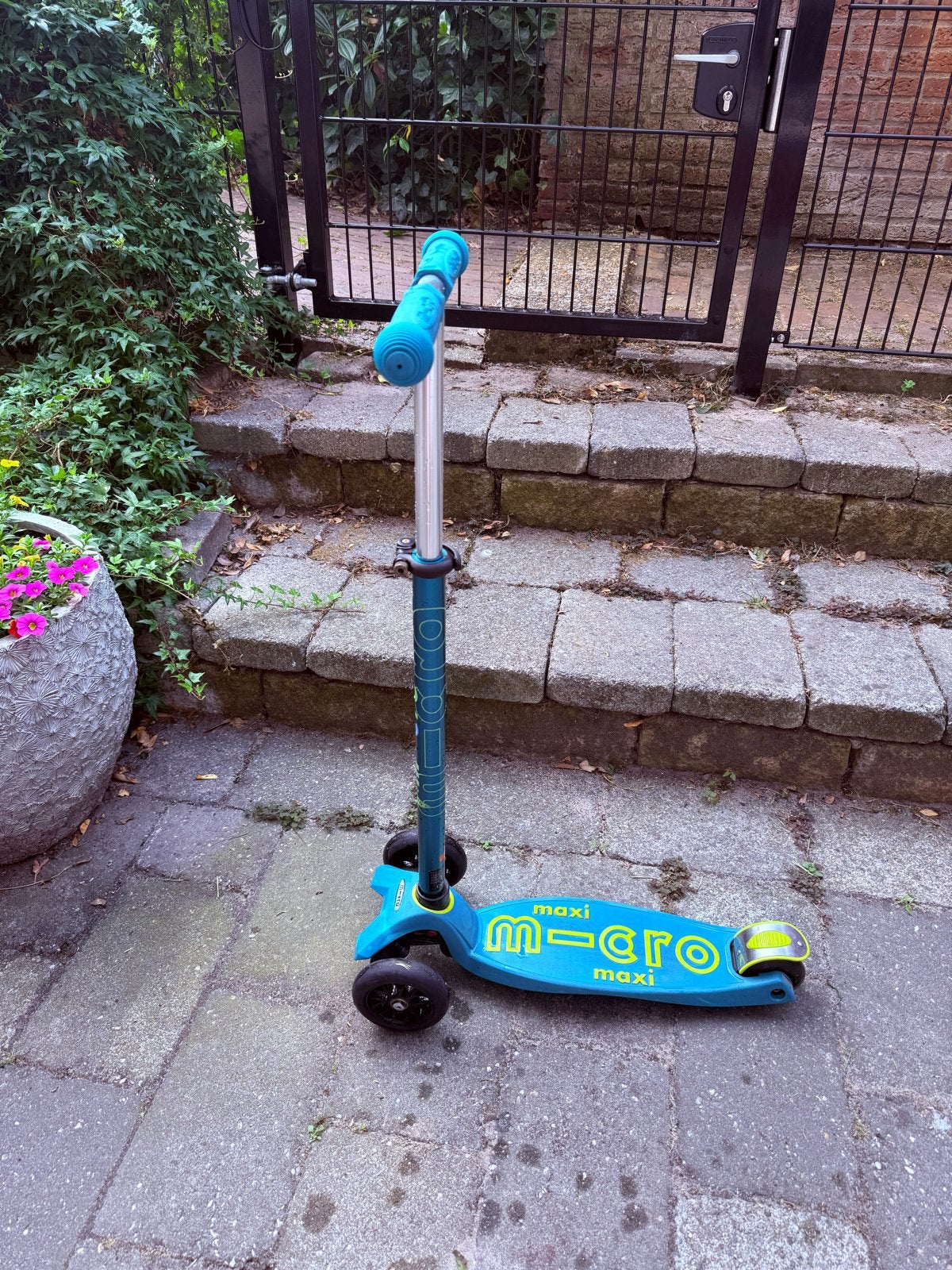 Micro Maxi Step - Blauw/Groen, Fietsen en Brommers, Steps, Ophalen, Gebruikt, Gewone step