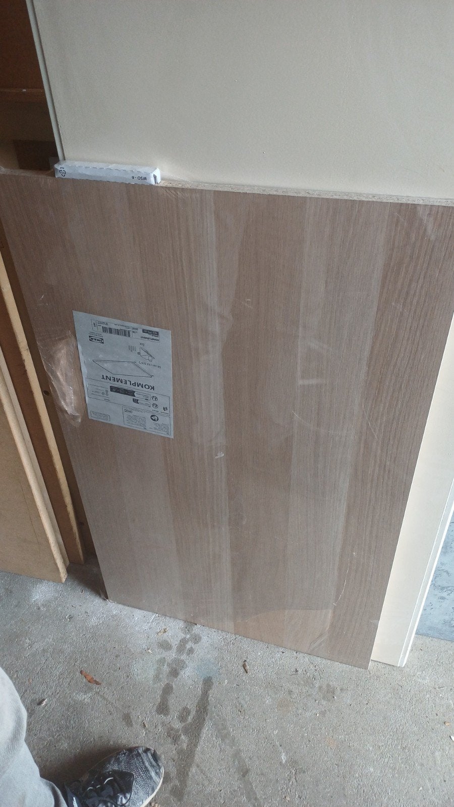 IKEA komplement kastplank 100x58 beuken nieuw in plastic, Ophalen, Nieuw