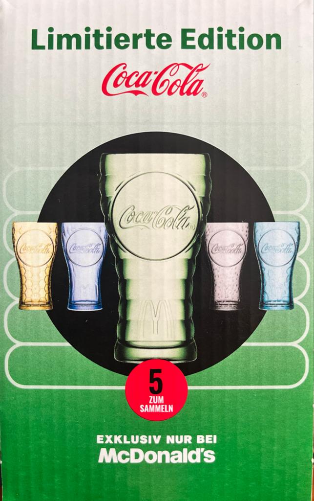 Coca-Cola McDonald's Limited Edition Glazen 2026 Set, Ophalen of Verzenden, Nieuw