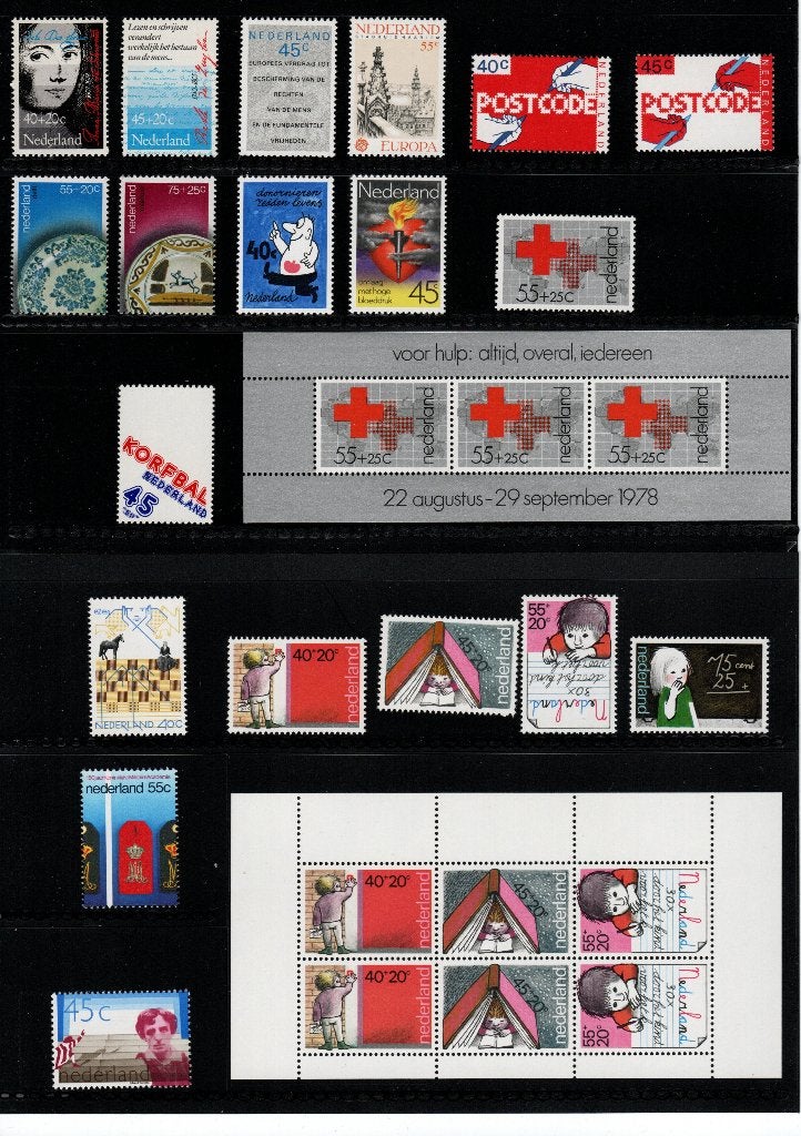 postzegels Nederland jaargang 1978, Postzegels en Munten, Postzegels | Nederland, Ophalen of Verzenden, Postfris