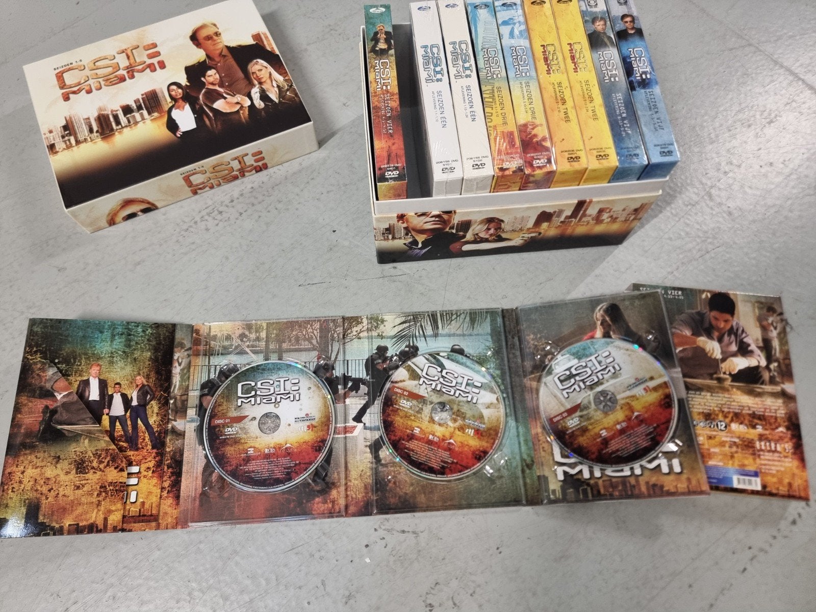 CSI: Miami Seizoen 1-5 DVD Boxset - Nieuwstaat, Engels, Nederlands, Ophalen of Verzenden, Nieuw in verpakking