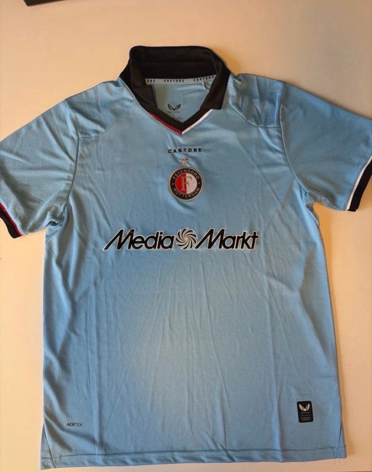 Feyenoord 3e tenue - Maat L, Ophalen of Verzenden, Nieuw, Maat 42/44 (L), Blauw