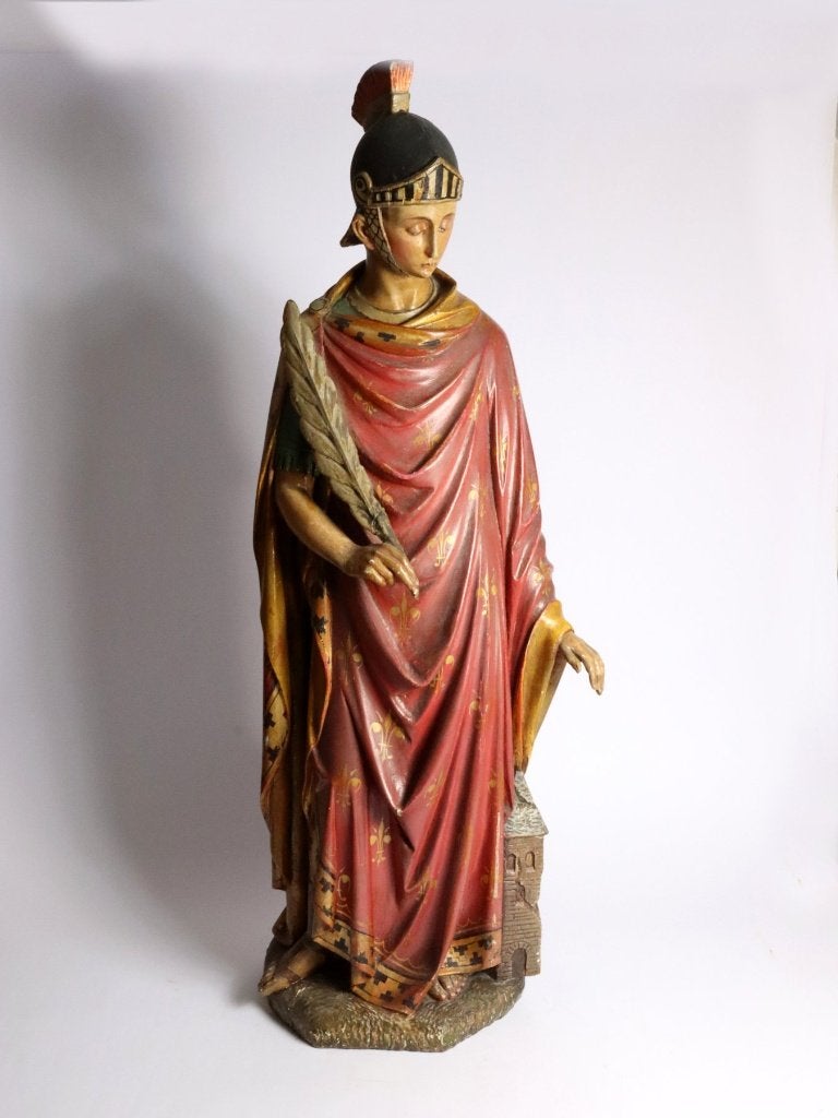 Sculptuur Donatus van Münstereifel, Neogotiek 19de eeuw, Antiek en Kunst, Ophalen of Verzenden