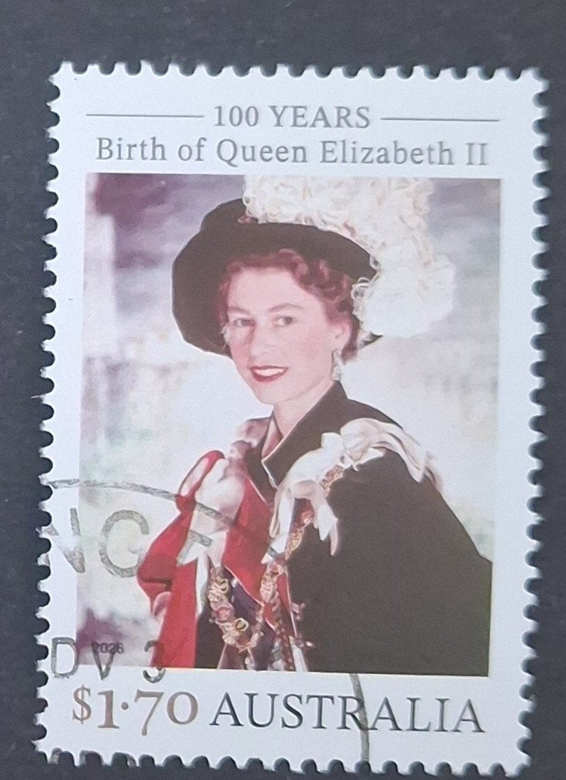 AUSTRALIË 2026: 100 YEARS BIRTH OF QUEEN ELIZABETH, Verzenden