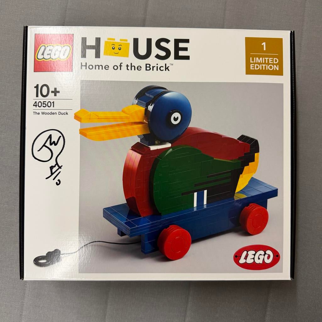 Nieuw gesigneerd 40501 LEGO House The Wooden Duck, Lego, Lego, Overige thema's, Lego