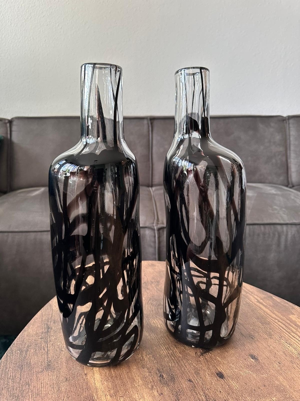2x Vintage IKEA FIRANDE Celebration vaas - Martin Bergström, Ophalen