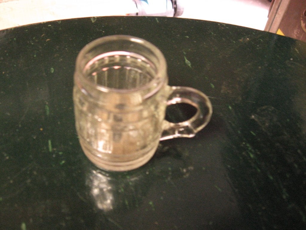 Glazen.borrel, Glas of Glazen, Gebruikt, Ophalen of Verzenden, Glas