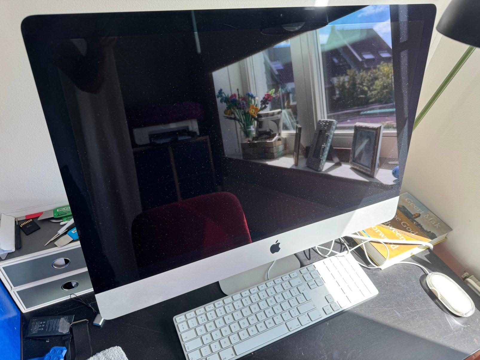 Imac 27 inch 5k A1419 2014, Computers en Software, Apple Desktops, Ophalen, Gebruikt, HDD en SSD, 32 GB