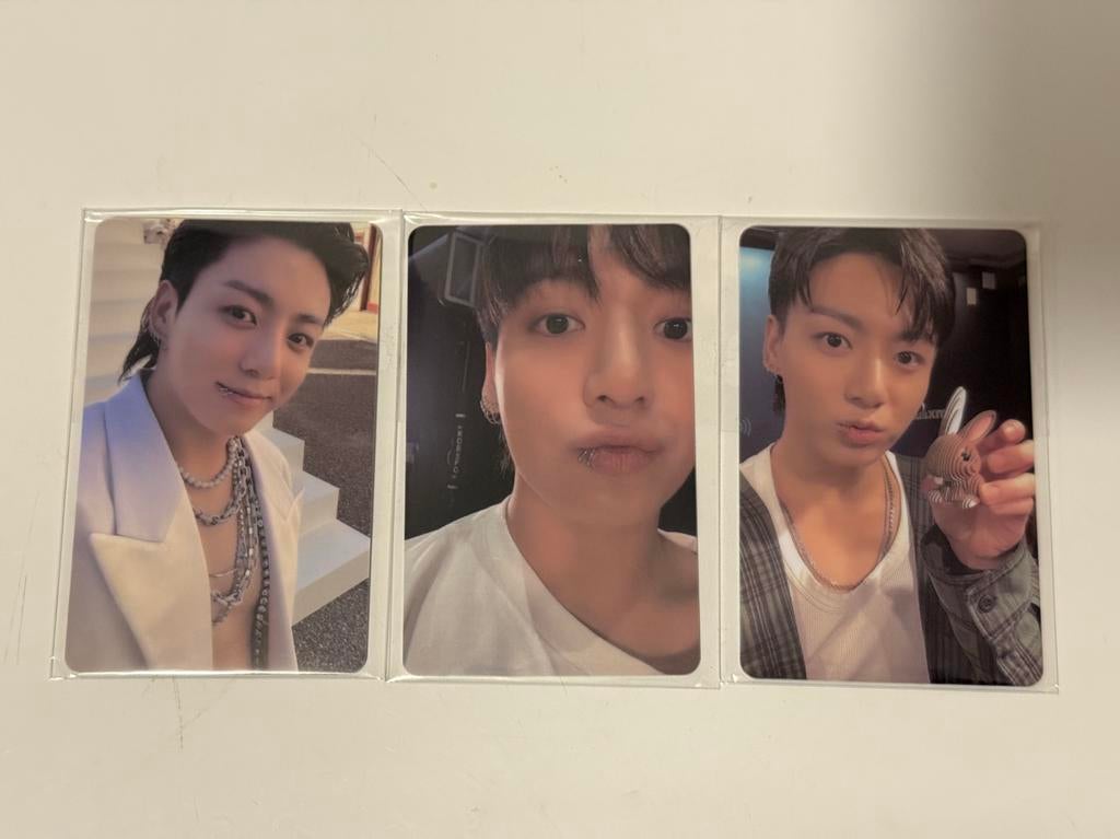 BTS Jungkook golden album pre order benefit photocard, Ophalen of Verzenden, Zo goed als nieuw, Foto of Kaart