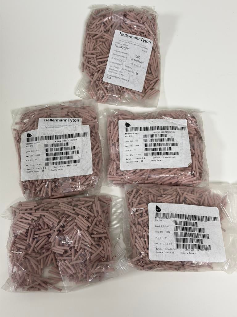 5000x HellermannTyton PH15X20PK Kabelmarkeringshuls Nieuw, Nieuw, Ophalen of Verzenden, H, H