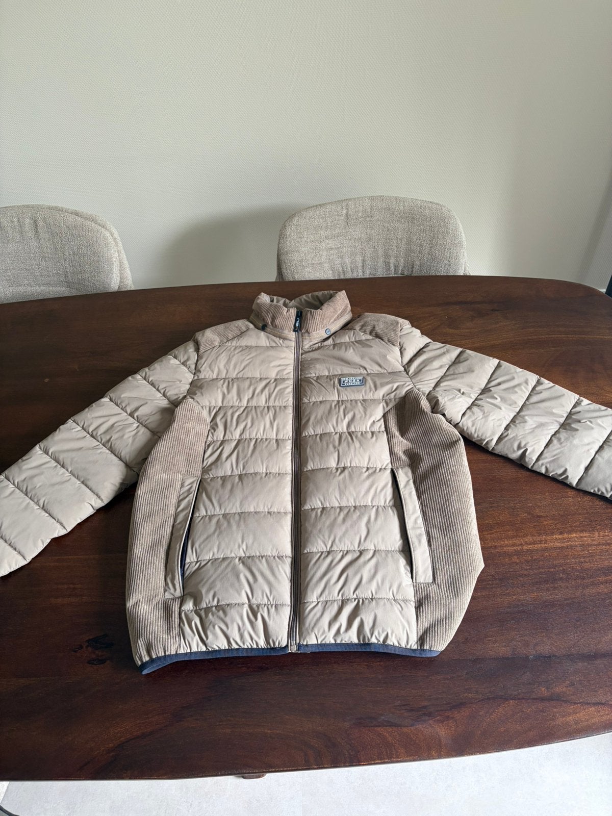 NZA New Zealand Auckland tussenjas Bruin Maat L, Kleding | Heren, Jassen | Winter, Ophalen of Verzenden, Zo goed als nieuw