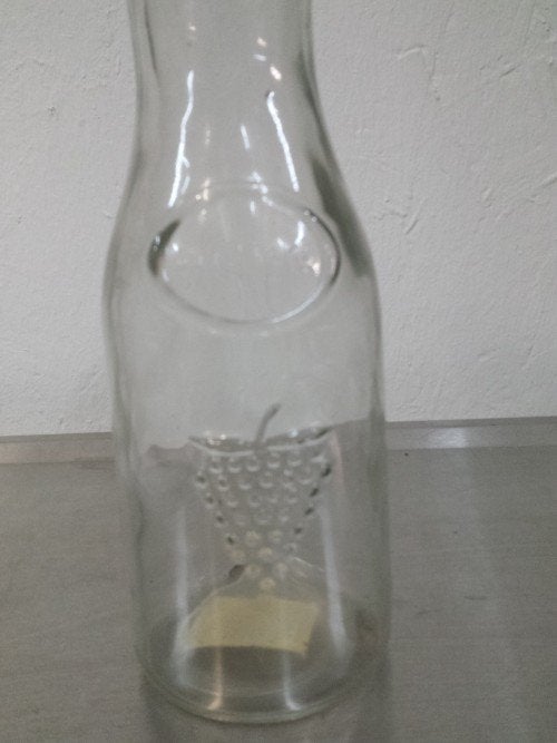 Waterkan van glas met afbeelding van druivenrank, Ophalen of Verzenden, 'T Olde Gre-j, Info@toldegrej.nl, Endepoelstraat 20f Didam