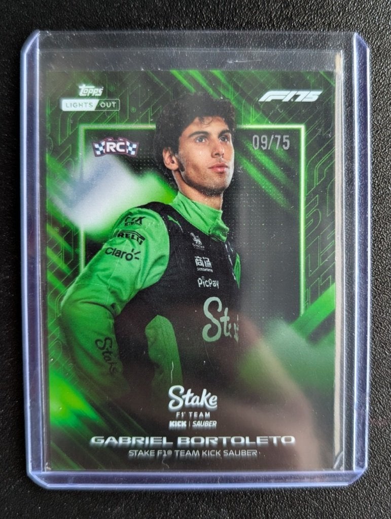 2025 Topps Lights out F1 Gabriel Bortoleto /75, Ophalen of Verzenden, Zo goed als nieuw, Plaatje