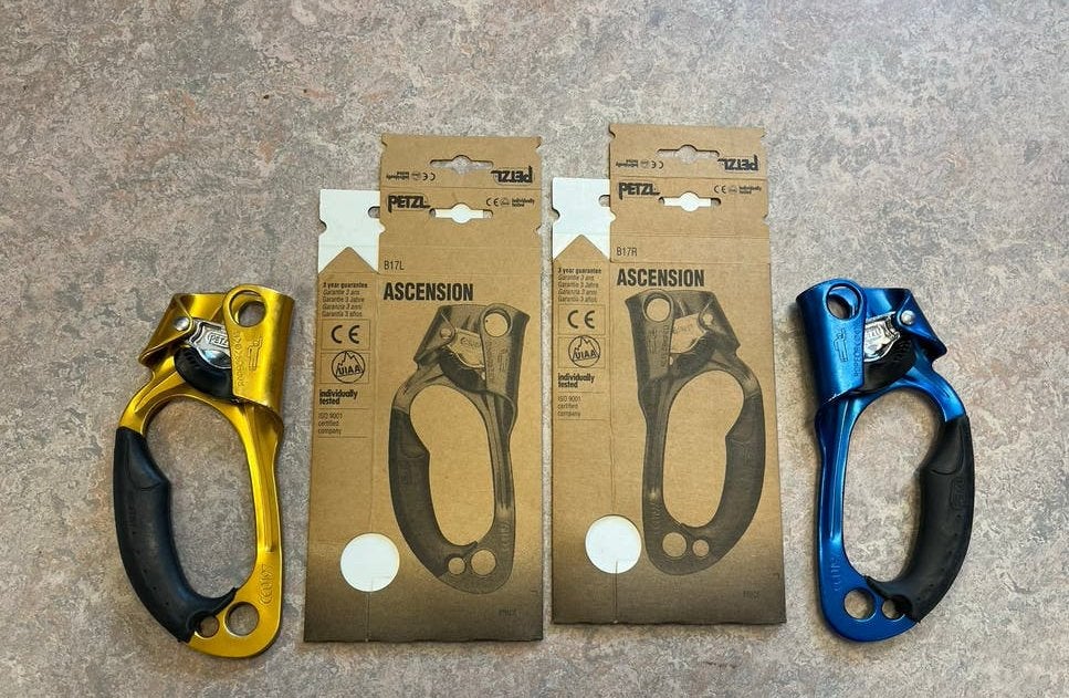 Petzl en Singing Rock klimmateriaal: gordels en ascenders, Ophalen of Verzenden, Gebruikt, Klimsport-accessoire