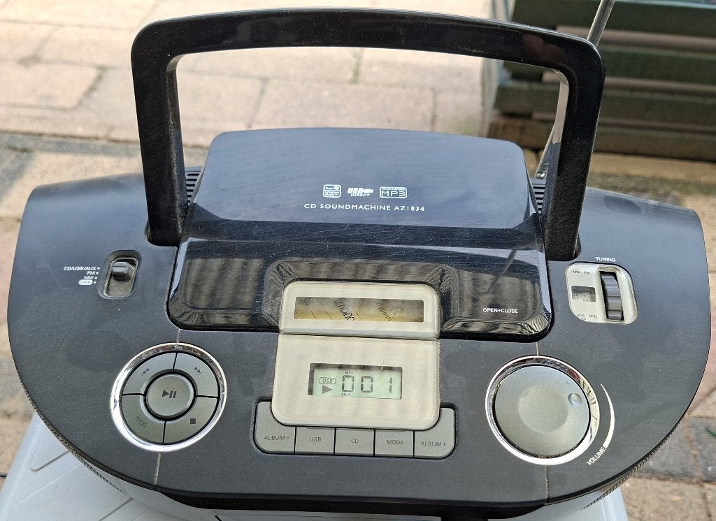 radio/cd speler, Ophalen, Gebruikt, Philips, Microset