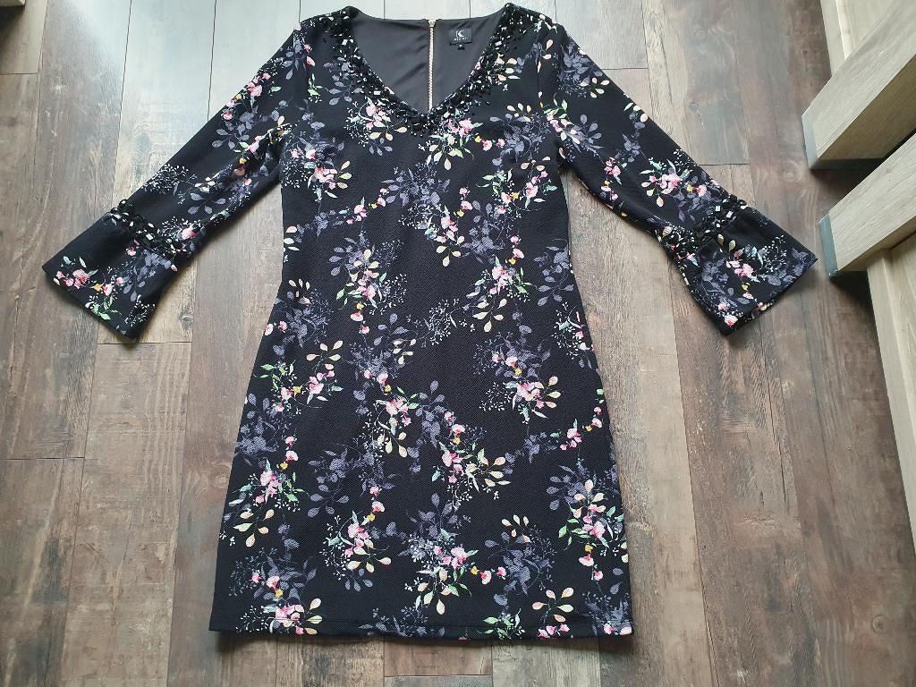 K Design jurk, maat M., Kleding | Dames, Jurken, Maat 38/40 (M), K Design, Zwart, Ophalen of Verzenden
