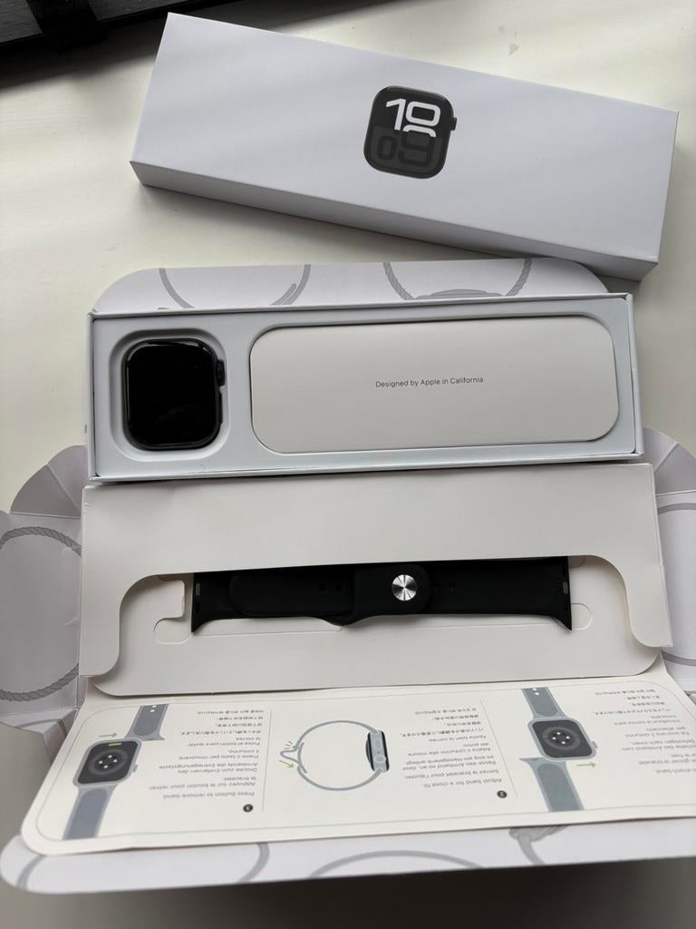 Apple watch, Ophalen of Verzenden, Zo goed als nieuw, Zwart, IOS