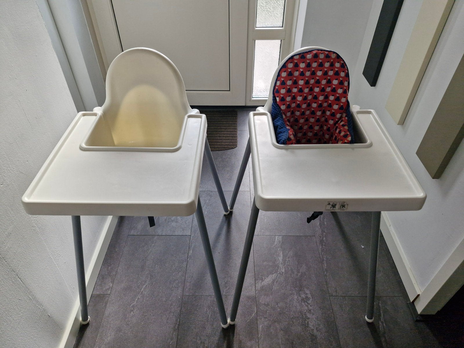 Kinderstoeltje Ikea, Tuin en Terras, Ophalen, Gebruikt, 2 zitplaatsen