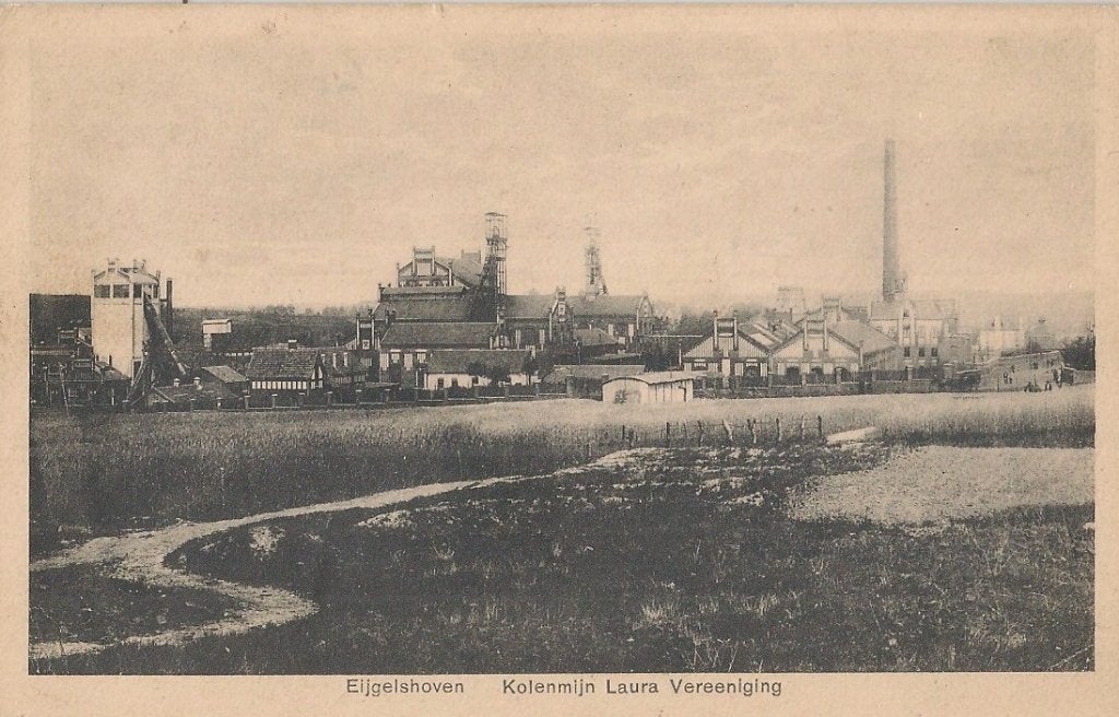 EYGELSHOVEN  / MIJN, Verzamelen, Ophalen of Verzenden, 1920 tot 1940, Gelopen, Limburg