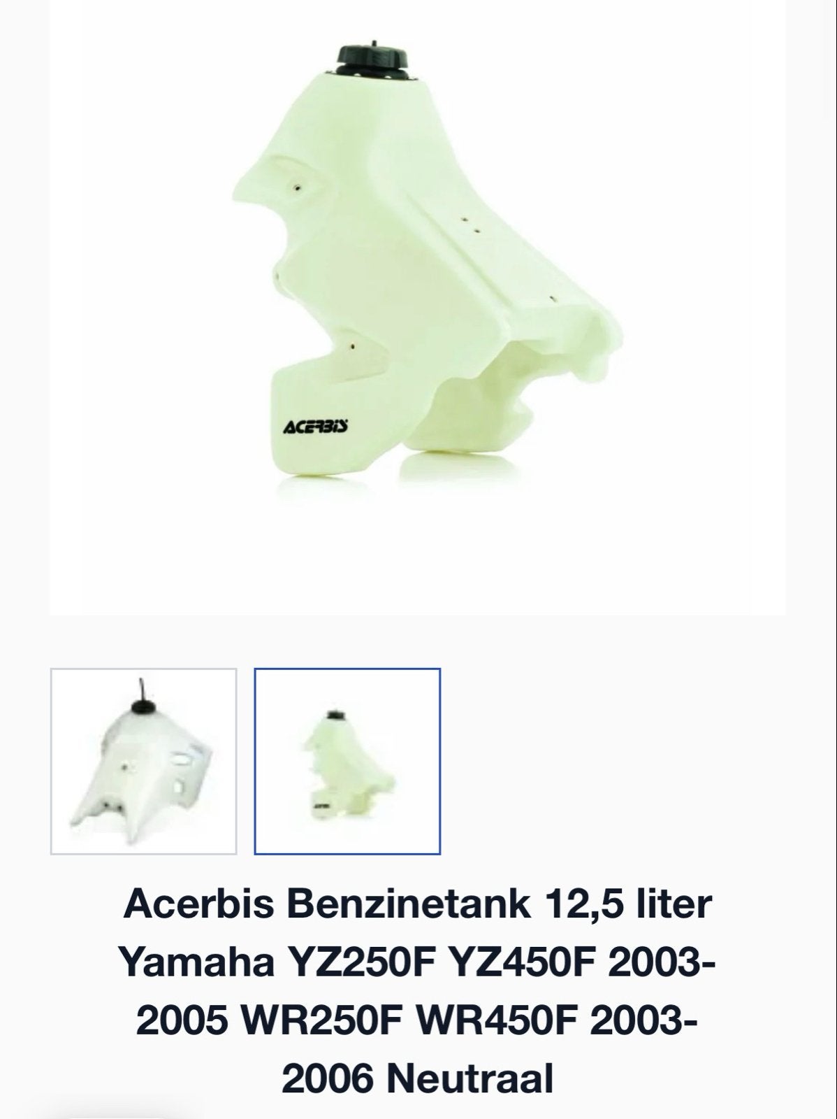 GEZOCHT: Yamaha benzinetank YZ250F YZ450F WR250F WR450F, Ophalen, Gebruikt