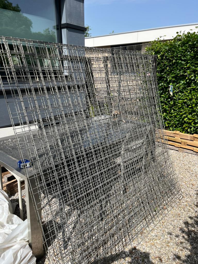Betonstaalmatten gegalvaniseerd, Ophalen, Zo goed als nieuw