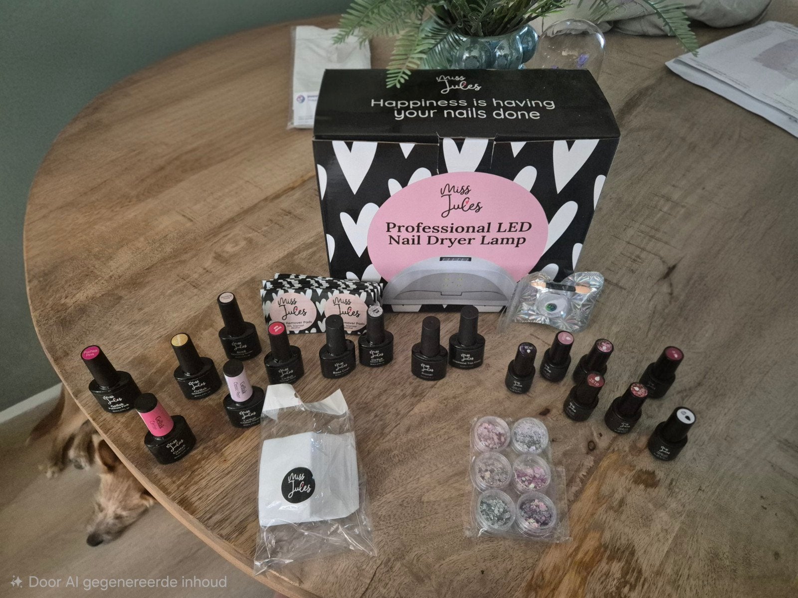 Miss Jules Gelnagellak Starterset met LED Lamp, Ophalen of Verzenden, Zo goed als nieuw, Verzorging
