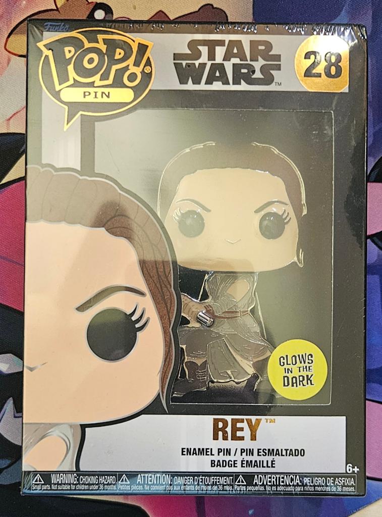 Funko Pop! Pin Star Wars Rey - Glows in the Dark, Verzamelen, Speldjes, Pins en Buttons, Ophalen of Verzenden
