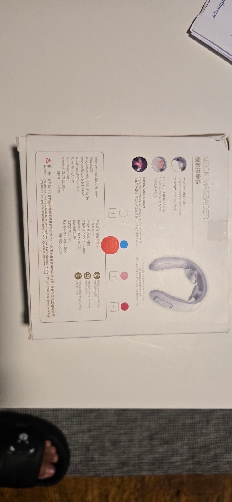Nek Massager met TENS Technologie, Ophalen of Verzenden, Nieuw, Apparaat